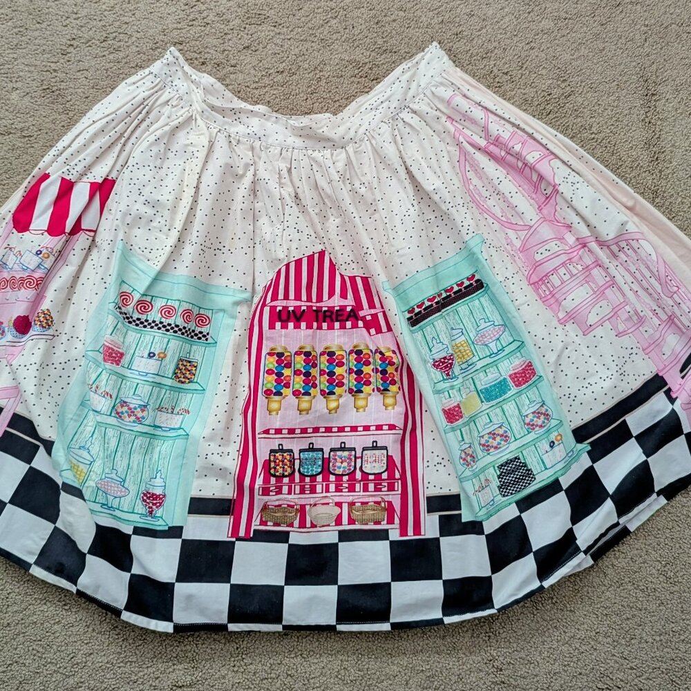 Unique Vintage Candy Store Circle Skirt Size 4X Fits Like 2X Looks New